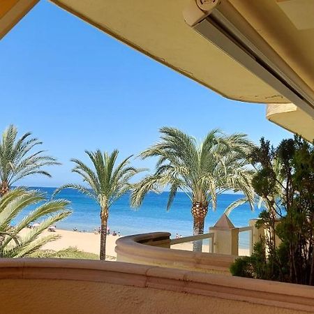 Estupendo Apartamento En Primera Linea De Playa Y Con Vistas Al Mar Dénia Buitenkant foto