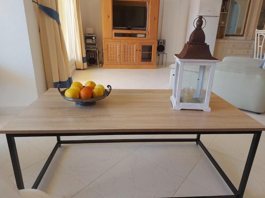 Estupendo Apartamento En Primera Linea De Playa Y Con Vistas Al Mar Dénia Buitenkant foto